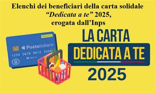 Carta Dedicata a Te 2025