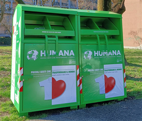 Servizio raccolta differenziata e avvio a recupero frazione tessile - Humana People to People