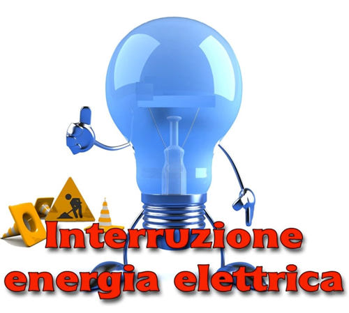 Interruzione energia elettrica venerdì 22 settembre