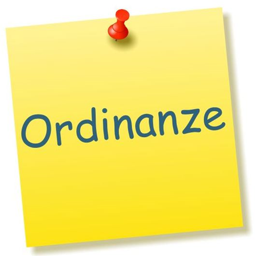 Ordinanza Sindacale